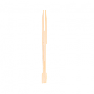Mini fourchette naturel bambou