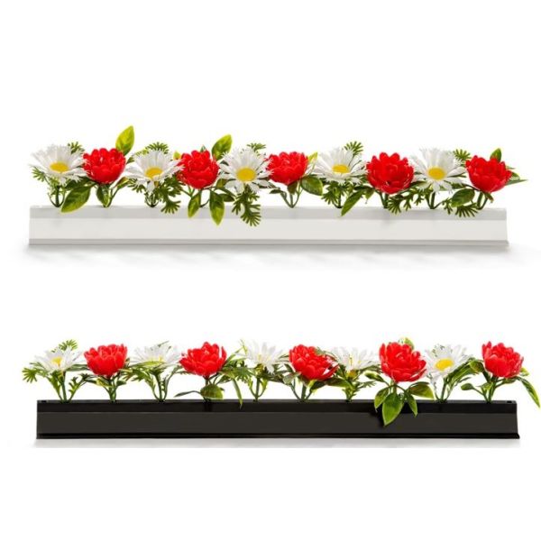 Barrette marguerites & roses  